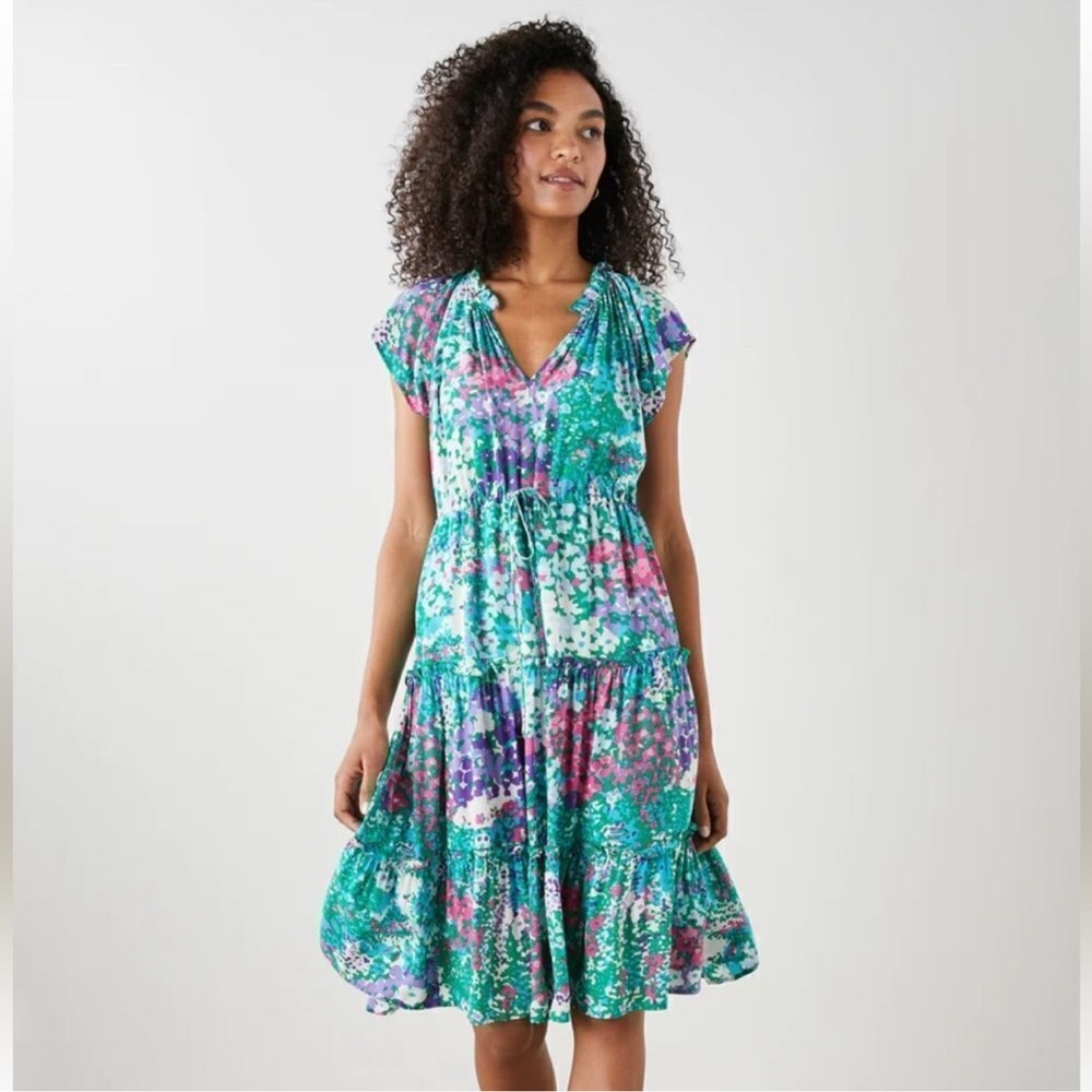 Rails Juni Gardenia Floral Dress Size Medium